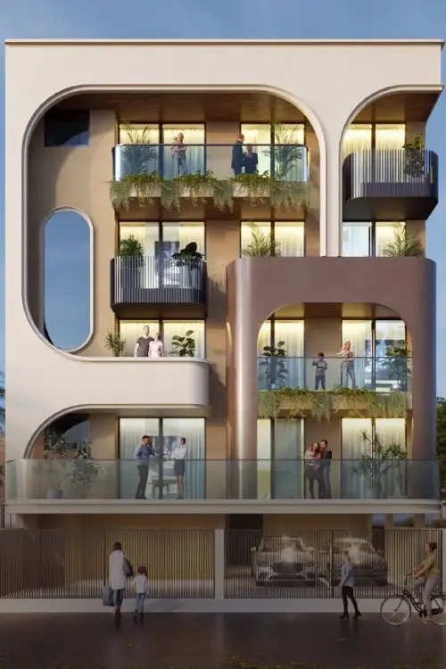 Sukoon Luxury Builder Floor Project South Delhi Sukoon luxury builder floor project in South Delhi by Aakriti Studio