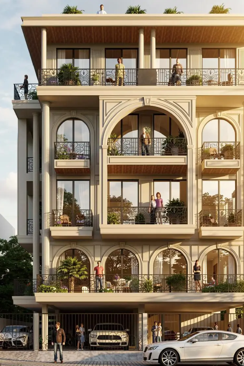 Samridhi Luxury Residential Project South Delhi Samridhi luxury residential architecture project in South Delhi by Aakriti Studio