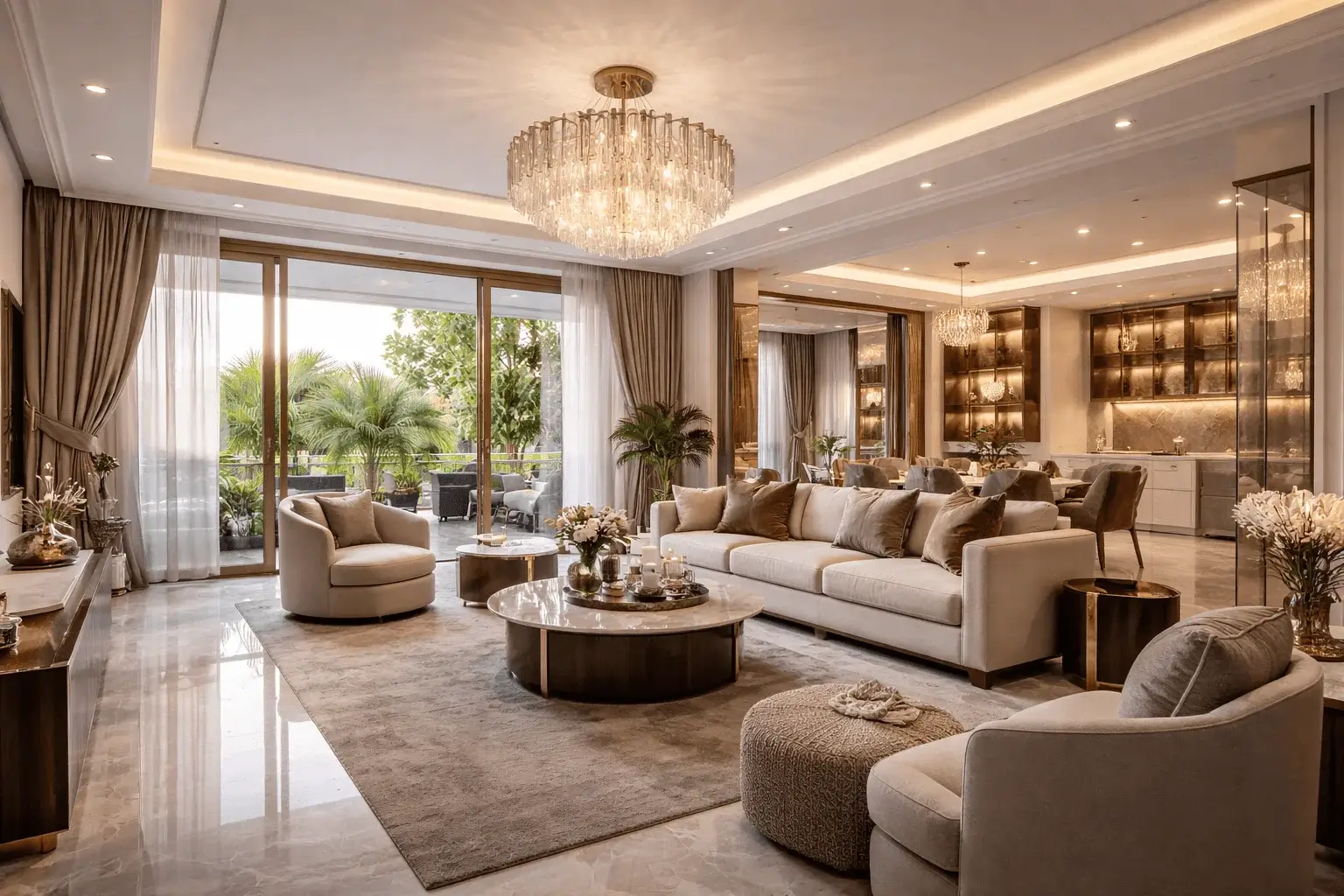luxury residential interior design South Delhi by Aakriti Studio